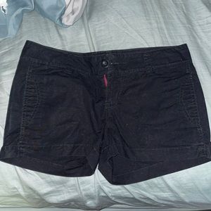 Black Jean Shorts